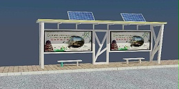 吕梁市方山县定制公交候车亭、站牌、垃圾箱等街具