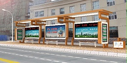 高碑店市定制公交候车亭、站牌、垃圾箱等街具