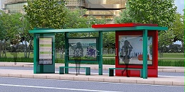 山西省运城市芮城县定制公交候车亭、站牌、垃圾箱等街具