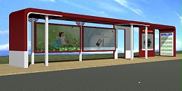 濮阳市清丰县公交候车亭、站牌、垃圾箱等街具