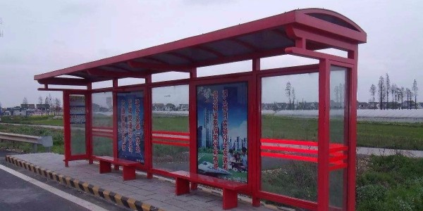长治市长子县定制公交候车亭、站牌、垃圾箱等街具
