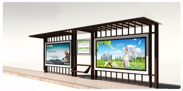 朔州市应县定制公交候车亭、站牌、垃圾箱等街具
