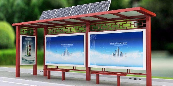 南阳市镇平县公交候车亭、站牌、垃圾箱等街具