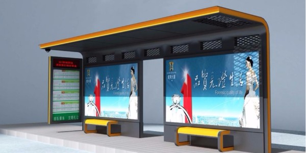 许昌市许昌县公交候车亭、站牌、垃圾箱等街具