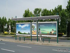 碳钢候车亭和不锈钢候车